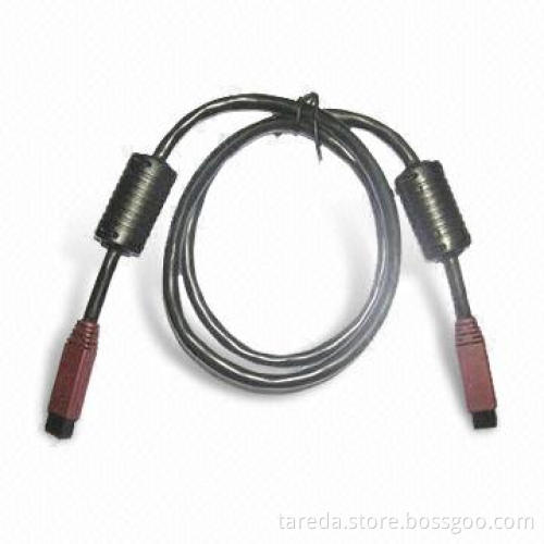 IEEE1394 Cable with Cord, Suitable for AV, Audio and Other High Speed Transfer Device
